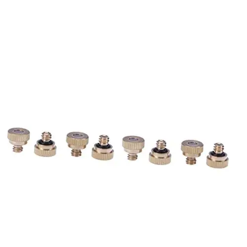 Produktbild: Yardwe 2 Sätze 0 3 Mm Präzisions-Messing-nebeldüse Zerstäubungs-sprühnebeldüse Für Die Kühlung Im Freien 30 Stück * 2