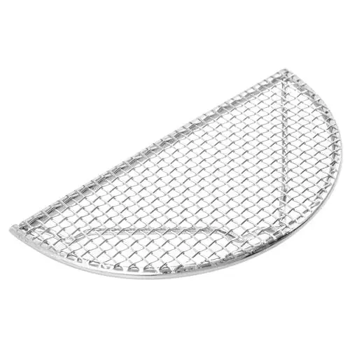 Produktbild: Yardwe Grillnetz Grillmatte grillzubehör grillrost Grillgitter für Garten BBQ-Gitter Grillen praktisches Grillgitter Grill-Mesh-Pad Picknick-Grillwerkzeug Backmatte Edelstahl 304 Silver