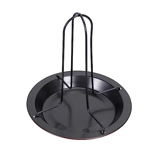 Produktbild: Yardwe Brathähnchenständer Für Den Außenbereich Camping-grillzubehör Grillhähnchengrill Aus Kohlenstoffstahl Einfach Zu Montieren