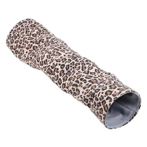 Produktbild: Yardwe Hamster Tunnel Hamster Spielzeug hamsterspielzeug Tier Spielzeug Hamster zubehör Tier-Spielzeug Hamster-Tunnel Hamster-Höhle cat Tunnel Leopardenmuster Hase Hamsternest Segeltuch