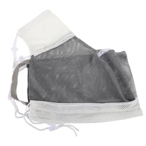 Produktbild: Yardwe Badetasche Für Katzen Robuste Netztasche Für Die Fellpflege Kratzfest Weite Öffnung Für Katzen Im Alter Von 8 7 Kg Zufällige Farbe