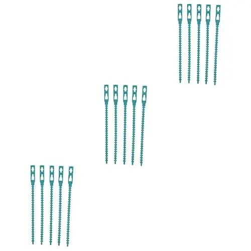 Produktbild: Yardwe Kabelbinder 12 Sätze à 200 Stück Gartenbänder Grün Flexible Rankhilfe Wiederverwendbarer Sicherungsdraht Reißverschluss Binden Verstellbare Pflanzenbinder Kabel Bindedraht