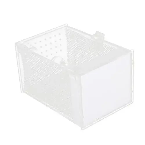Produktbild: Yardwe Kasten Praying Mantis Zuchtbox Futterspender Reptilienterrarium Reptil Zeigt Halter Krabbelnder Tierhalter Futterbehälter Für Spinnen Zu Hause Zuchtkäfig Für Haustiere Acryl Weiß