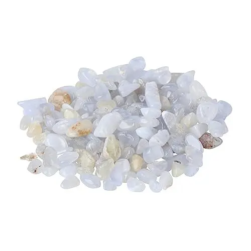 Produktbild: Yardwe 100 G Natürlicher Chalcedon-kies – Fischfelsen Für Aquarien Dekorativer Kies