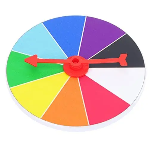 Produktbild: Yardwe Kinderspielzeug Drehendes Preisrad zum Aufh? Roulette Rad Rotierendes Spiel Wandbehang Dekoration für Unterrichtsaktivit?Ten Urlaub Partybevorzugungen 10 cm a Gluecksrad Gluecksrad