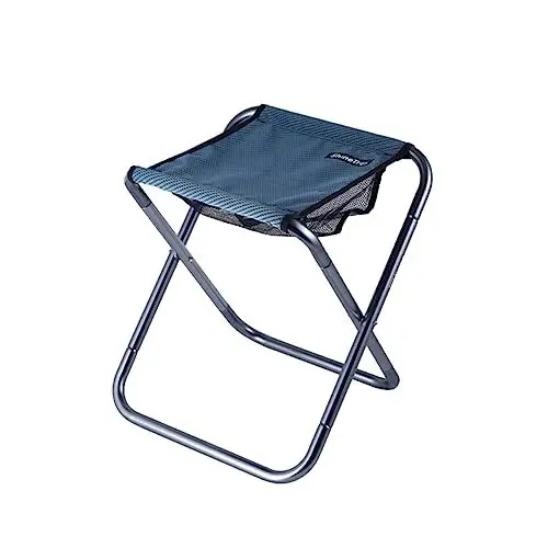 Produktbild: Yardwe Klappbarer Hocker Stuhl Angelhocker Wanderhocker Leichter Campingstuhl Klapphocker Im Freien Klappbarer Strandkorb Zusammenklappbarer Picknickstuhl Stühle Angelstuhl Reisen Faltbar