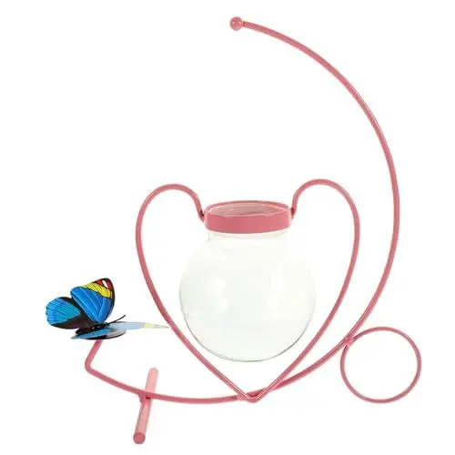 Produktbild: Yardwe Klarer Blumentopf Klare Blumenvase Hydrokulturvase Klare Pflanzentöpfe Klare Vase Blumenvasen Für Tafelaufsätze Wasserflasche Vasenverzierungen Glas Büro Grüner Dill Eisen