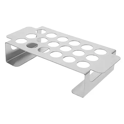 Produktbild: Yardwe Metallständer Chili-Grill Kleiner Außengrill Outdoor-Zubehör Holzkohlegrill Hähnchenschenkel Werkzeug Grillgestell Trommelstöcke Grillgestell Chili-Grillgestell Metallklammern