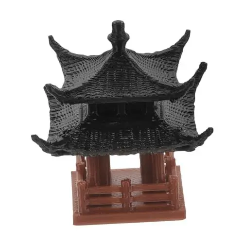 Produktbild: Yardwe Mini Chinesische Pavillonstatue Bonsai Ornament Pavillons Aquarium Landschaftsgartenstatue Kunststoffdekoration Für Aquarium