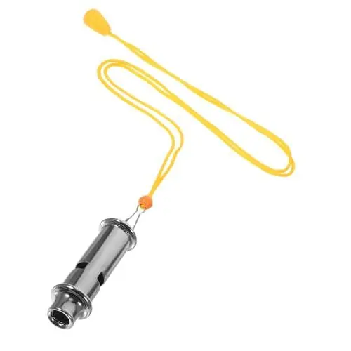 Produktbild: Yardwe Outdoor-Accessoire Zarte Notfallpfeife Aus Edelstahl Zarte Major Volleyballpfeife Campingzubehör Notfallpfeife Geschenk Für Erwachsene Zum Dekorieren Einer Halskette Notpfeife