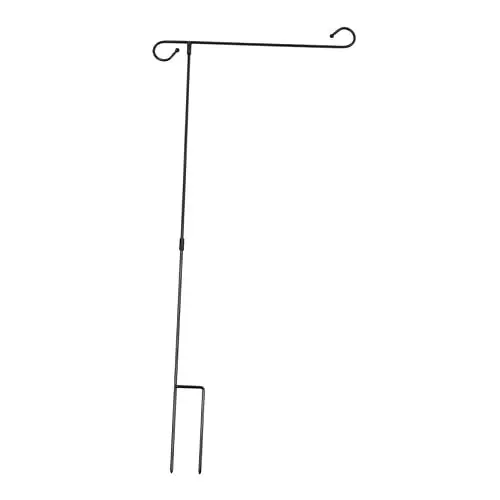Produktbild: Yardwe Outdoor-Flagge Robuste Kleiderbügel Für Kleidung Schlüsselanhänger-Halter Wetterfest Garten-Fahnenmast Robuster Fahnenmast-Halter Metall-Kleiderständer Robuste