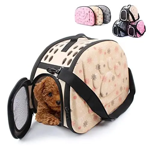 Produktbild: Yardwe Rucksack für Haustiere pet Backpack hundekäfig Haustierrucksack zusammenklappbare Haustiertasche Reisetasche für Haustiere Transportbox für Haustiere Falten Katzentasche Reisen