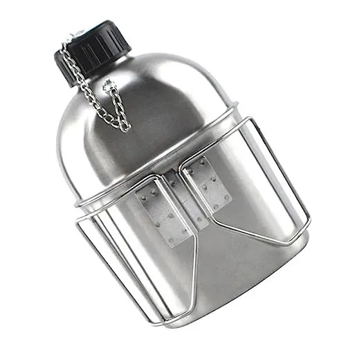 Produktbild: Yardwe Rucksäcke 2St Camping Wasserkocher Wasserbehälter großer Sportwasserkrug Rucksack Wasserkessel tragbare Flasche Outdoor-Wasserflasche Rostfreier Stahl Wasserbecher reisen