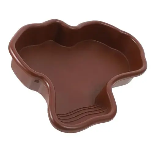Produktbild: Yardwe Multi-Turtle Friendly Große Reptile Wasserschale Schildkröte Pool Reptile Fütterung Gericht Schildkröte