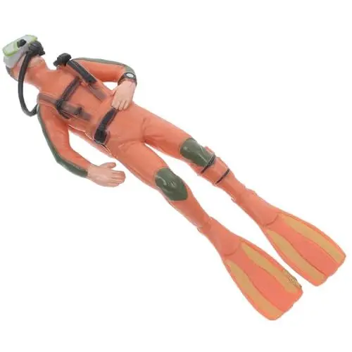 Produktbild: Yardwe Aquarium-Ornamente Taucher Taucherspielzeug Kreatives Schwimmendes für Aquarium Tauchermodell in Orange