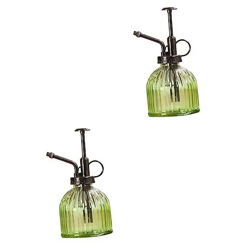 Produktbild: Yardwe Sprühgerät 2st Halloween Retro Kürbis Handgepresste Glasgießkanne Sprühflasche Gießkanne Für Pflanzen Gießkanne Für Zu Hause Altmodisch Sprühdose Garten Gießkanne