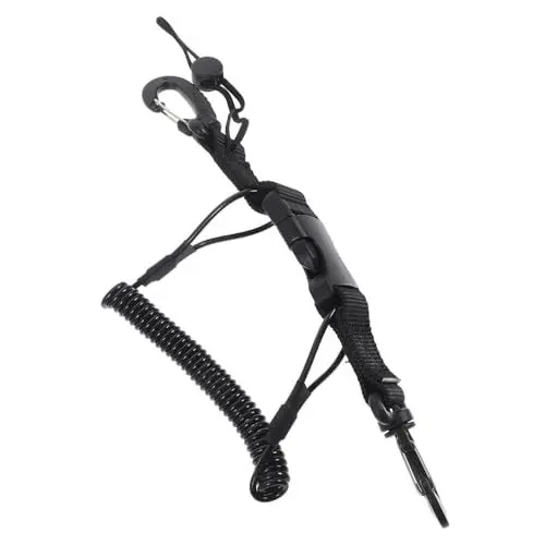 Produktbild: Yardwe Tauchen Verlorenes Seil Schnellverschluss Gurt Handgriff Lanyard Feder Lanyard Tauchen – Verlorenes Lanyard Handgelenkschlaufe Unterwasser Lanyard Zum Tauchen
