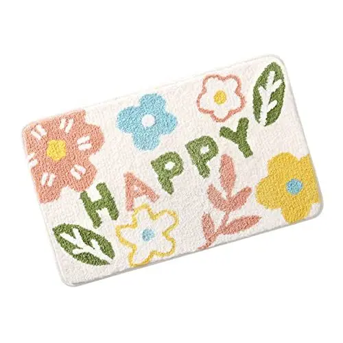Produktbild: Yardwe Teppich Haustürmatte eingangsmatte softtampons Floor mat Bedroom Carpet antirutschpad Door mat türpolsterung Türvorleger ıpad willkommen Bodenmatte Duschmatte Feder Badematte TPR