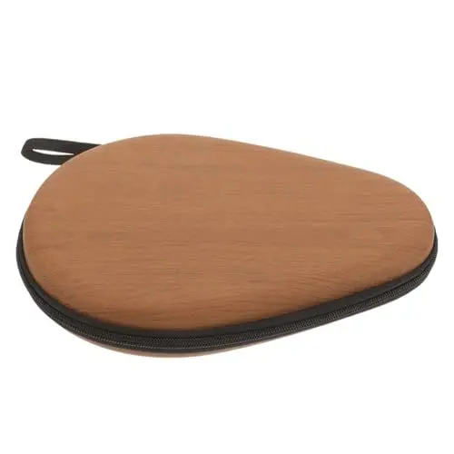 Produktbild: Yardwe Tischtennistasche Pingpong-paddelträger Organizer-Tasche Für Das Schutzhülle Für Tischtennisschläger Pong-paddel-etui Organizer Für Oxford-Stoff Sporttasche Fitness Holzfarbe