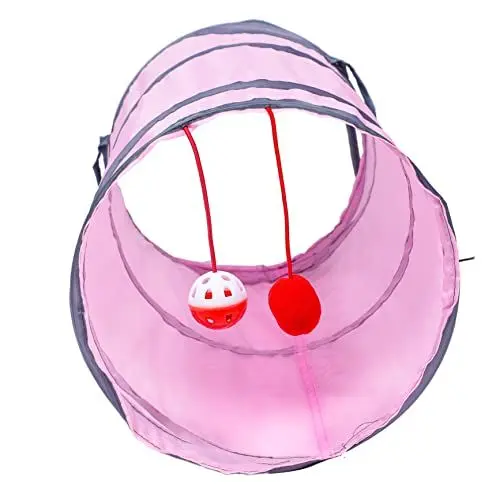 Produktbild: Yardwe Warmhaltender Katzentunnel Tragbares Kätzchentunnelbett Katzenschlafbett Katzentunnelspielzeug