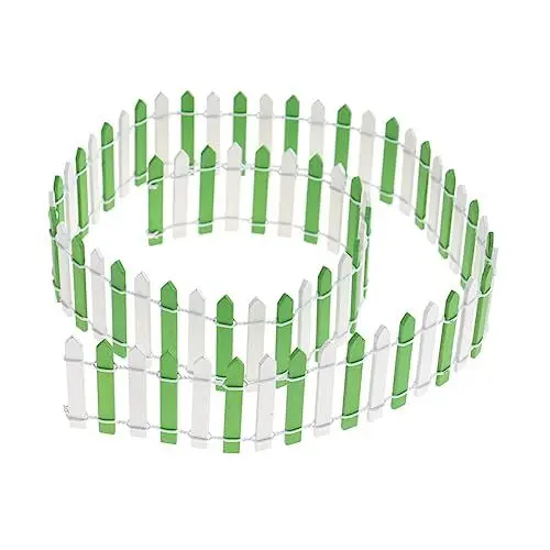 Produktbild: Yardwe Weihnachten Miniaturzaun Feen Miniaturen Gartenzaun Weihnachtsdekorationen Für Zu Hause Lattenzaun Selber Bauen Puppenhaus Feenzaun Mini Lattenzaun Tor Werkzeug Bambus Der Zaun