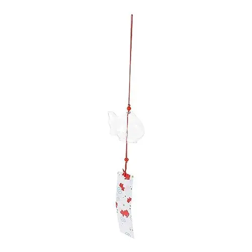 Produktbild: Yardwe Windspiele -windspiele Aus Glas Im Japanischen Stil Glücksglocken-Windspiel Chinesische Windglocken Japanische Windglocke Retro Windspiel Anhänger Gut Musik Kind Fenster
