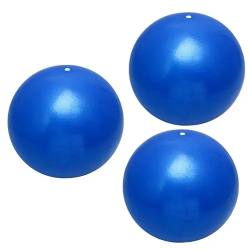 Produktbild: Yardwe Yoga 3 Stück Trainingsgeräte Fitnessgeräte Körperausgleichsball Blaue Gymnastikausrüstung Be Well Gym Set Ausrüstung Für Heimübungen Aufblasbarer Gymnastikball Balance Ball