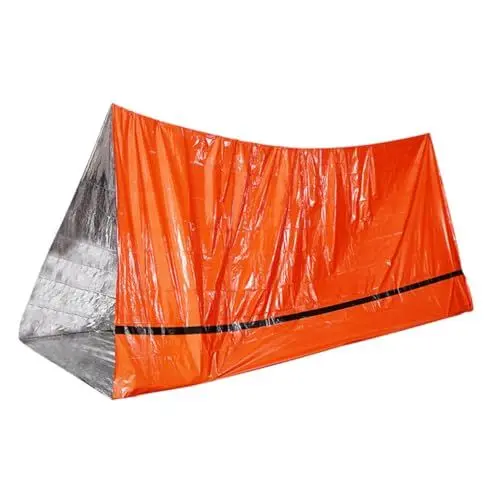 Produktbild: Yardwe Zelt Im Freien Schlafsack Rettungsdecke Überlebenszelt Faltschlauchzelt Für Notfälle Notunterkunft Im Zelt Notversorgung Lebensrettend