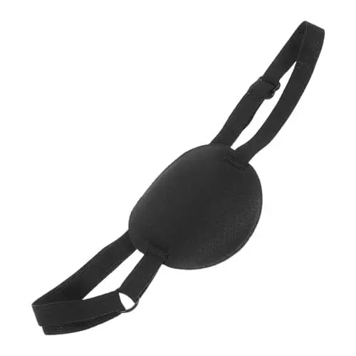 Produktbild: Yardwe für Hunde Multifunktionale Augenklappe Haustierzubehör Heimtierbedarf verstellbare weiche Augenklappe Augenschutz Hund augenklappe Polyester Black
