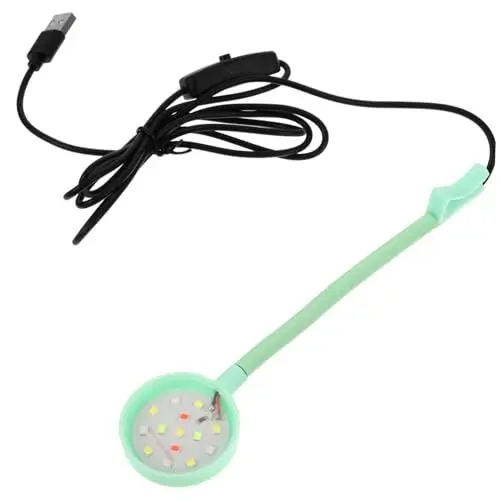 Produktbild: Yardwe kleines Aquarium Licht Korallenrifflicht Verschleißfeste Aquarienlampe Kompakte Aquariumlampe kleine Aquariumlampe Haushalt Taschenlampe kleiner Zylinder Aquarium Lichter Zubehör