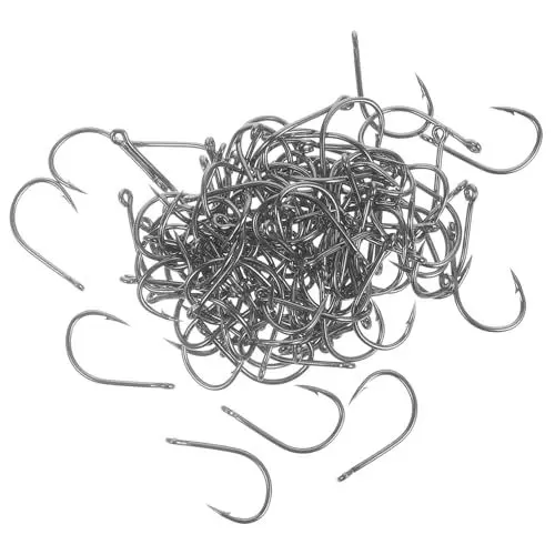 Produktbild: YARNOW 100 STK Angelhaken Süßwasser Angeln Fishing Fischereiwerkzeug Angel Haken Fischer pedelec Bass-Hooks Bassköder Angelzubehör Angelhaken Salzwasser Verwalten und bezahlen Iseni Haken