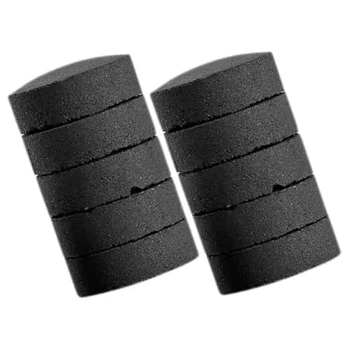 Produktbild: YARNOW 10stücke Kaminkohle Holzkohlebriketts Grillkohle Für Draußen Feuerkohletablette Tragbare Grillkohle Holzkohle Zum Grillen Haushaltskohle Holzkohleversorgung Kochen Camping