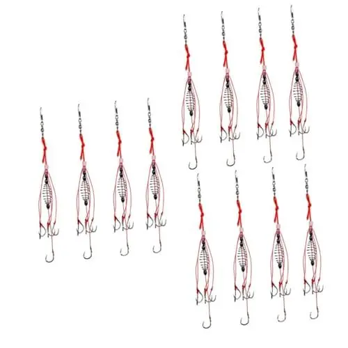Produktbild: YARNOW 12 STK Angelhaken mit Sprengstoff Angelköder für Barsche Köderhaken zum Karpfenangeln mehrwegboxen Angel ausrüstung Angelbarbe Haken zum Angeln Karausche explosiver Haken Zubringer