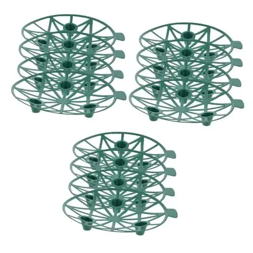 Produktbild: YARNOW 12 STK Obstständer gartenwerkzeuge Garten wergzeug Obststützen für den Anbau Stand Wassermelonenbehälter Wassermelonen-Stehtablett Wassermelonenunterstützung Plastik Green