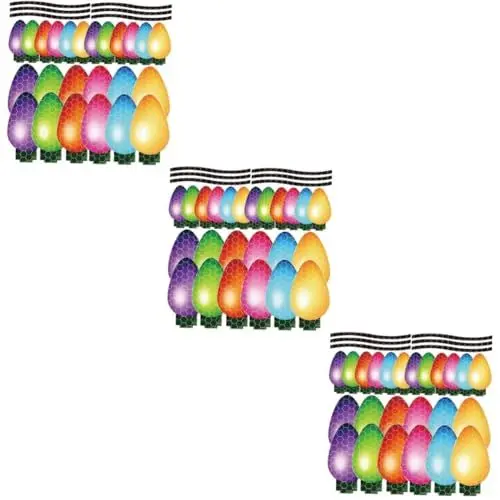 Produktbild: YARNOW 12 Sätze Glühbirne Kühlschrankmagnet Magnetischer Weihnachtsschmuck Für Autos Reflektierender Glühbirnen-Magnet-Aufkleber Weihnachtsautomagnete Dekor Das Haustier Einstellen Wagen