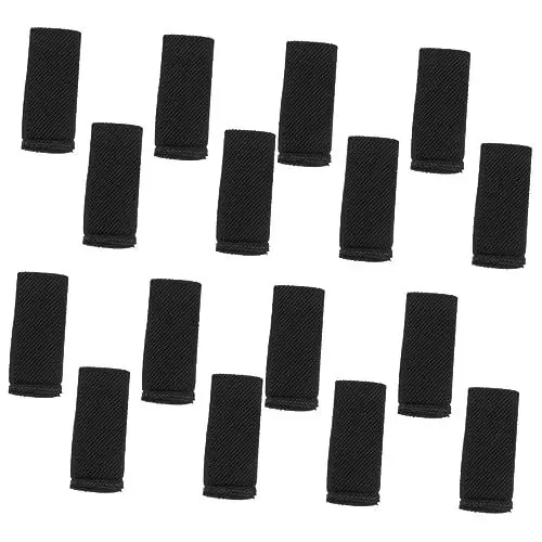 Produktbild: YARNOW 16 STK Gurtanker gurtstopper gurtschoner sicherungsband Gurt-Halterung gurtschutz Elastischer Herrengürtel Rucksackgurt Gürtelhalter für Dienstgürtel Riemenhalterungen Nylon Black