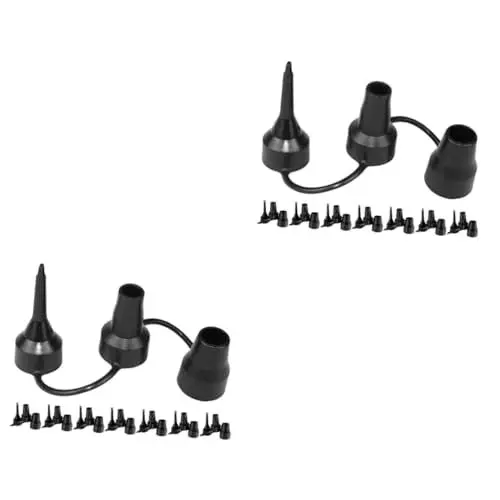 Produktbild: YARNOW 16 STK Luftpumpendüse aufblasbare matratze aufblasbares Sofa Luftbett-Ersatzdüse Luftpumpenaufsatz Aufblasluftpumpe luftkompressor armaturen Zubehör für Luftpumpen Ersatzdüsen Abs