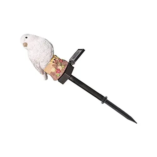 Produktbild: YARNOW 1Stk Sonnenlicht Tiere Nachtlicht züchten Design-Lampen led-gartenleuchten solarlampen solar lamp garten lichter solarleuchten für außen Dekoration Licht rasen licht Harz Weiß