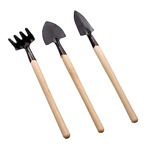 Produktbild: YARNOW 1 Satz Gartenwerkzeuge Topfgartenset Multitools Grabkelle Handrechen Gartengerät Mehrfachwerkzeug Mini-gartenset Garten Handgabel Gartenkelle Multifunktion Gartenschaufel Eisen
