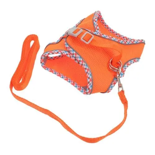 Produktbild: YARNOW 1 Satz Hundegeschirr-Set Geschirr Für Französische Bulldogge Traktionsgeschirr Für Haustiere Hundewestengeschirr Welpengeschirr Trainingsleine Für Hunde Haustier Geschirr Polyester