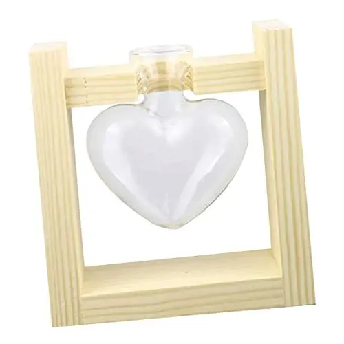 Produktbild: YARNOW 1 Satz Vase Einmachgläser Dekorative Pflanzgefäße Glas Für Tischplatte Glasvermehrungsstation Zwiebelpflanze Terrarium Schreibtisch-pflanzgefäß Aus Glas Mit Ständer Tischpflanzer