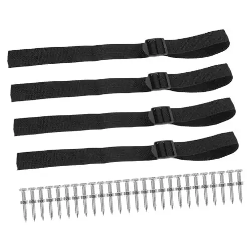 Produktbild: YARNOW 1satz Rasenlüfter Nagelschuhe Mit Verstellbaren Riemen Nägel Für Effektives Belüften Und Lockern des Rasens Für Gartenarbeit Und Rasenpflege