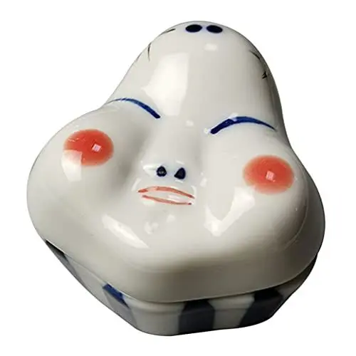 Produktbild: YARNOW 1stk Gewürzgericht Untertasse Vorspeisenteller Japanische Dipschalen Gerichte Zum Servieren Von Snacks Japanische Tauchplatte Japanische Reisschalen Weiß Keramik Sushi Dip-Sauce