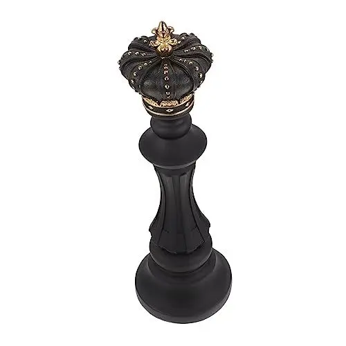 Produktbild: YARNOW 1stk Schach Ornamente Figur des Schachkönigs Schachskulptur Wohnkultur Schach-könig-skulptur Schachfigur Schachkönig Ornament Schachkunst Büro Anzahl Kunstharz Tischdekoration