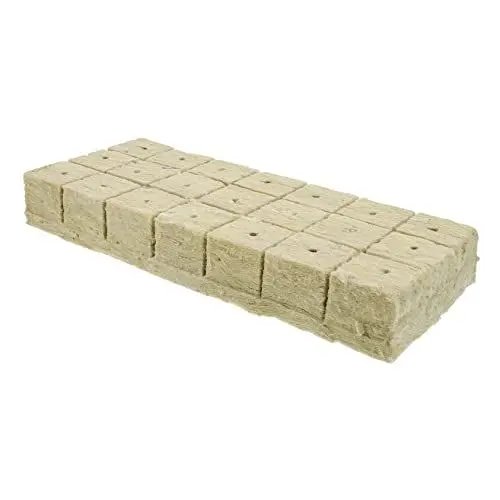 Produktbild: YARNOW 20St Zuchtkindergartenblock Sämling erde für zimmerpflanzen Starterwürfel Pflanzwerkzeug Anlasser setzlinge mineralwolle Gartengeräte Anbauschale für Weizengras Steinwolle Khaki