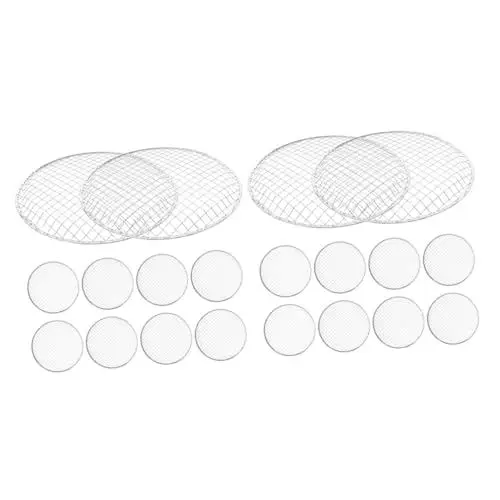 Produktbild: YARNOW 20 Stk Einweg-Grill netz Kuchen Kühlregal Camping einweggrills einweggriller Backformen Holzkohlegrills Mesh-Grillmatte Outdoor-Grillgitter draussen Grillnetz rauchig Backgeschirr