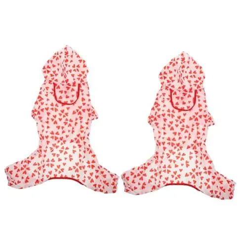 Produktbild: YARNOW 2St Regenmantel für Haustiere Welpenkleidung Regenponcho für Haustiere Hunde-Regenmantel Hunde-regencape wimperntusche Heimtierversorgung Wasserdichter Hunderegenmantel Polyester