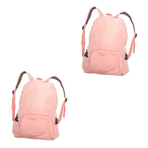 Produktbild: YARNOW 2St Reisetasche Rucksack Reiserucksäcke für Männer Rucksäcke für die Reise Herrenrucksäcke Schultasche Reisezubehör für Flugzeug zu Fuß faltbare Tasche Männer und Frauen dauerhaft