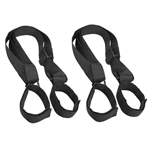 Produktbild: YARNOW 2St Snowboard-Riemen ski strap ski tragegurt Skiausrüstung Tragehilfe Snowboard Bindung ski rucksack Skigurt Skateboard Schulterriemen Zubehör Nylon