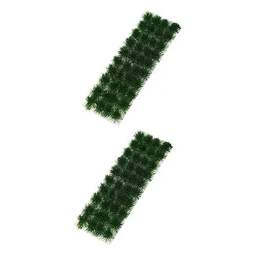 Produktbild: YARNOW 2 Boxen Künstliches Gras Cluster Miniatur Ornament Simuliertes Gras Büschel Für Sandtisch